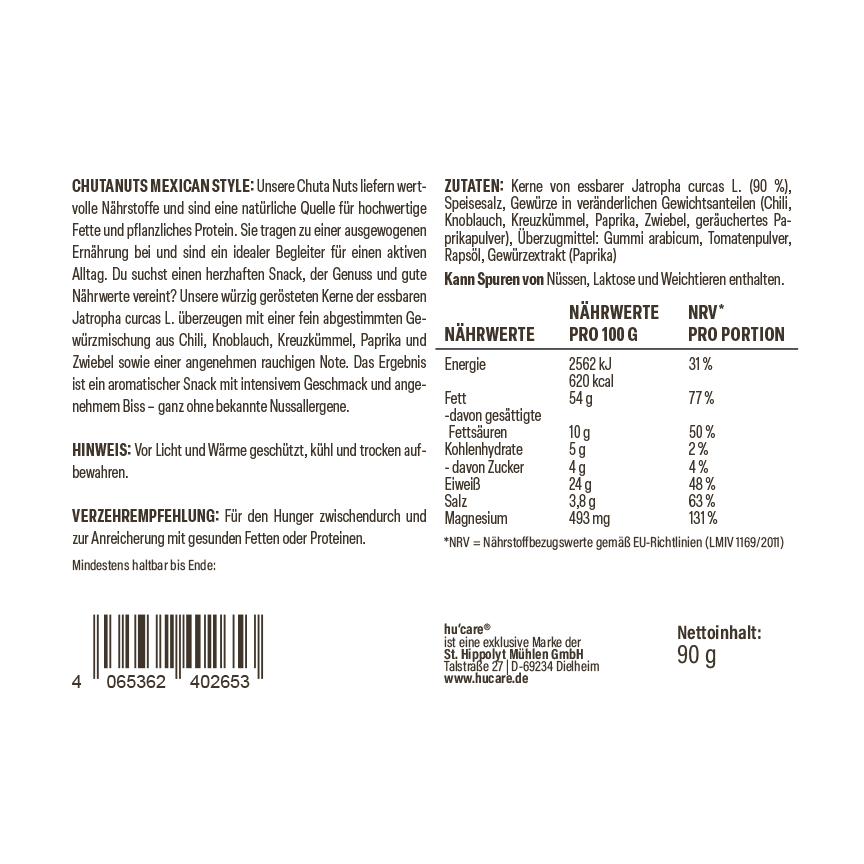 CHUTANUTS MEXICAN STYLE