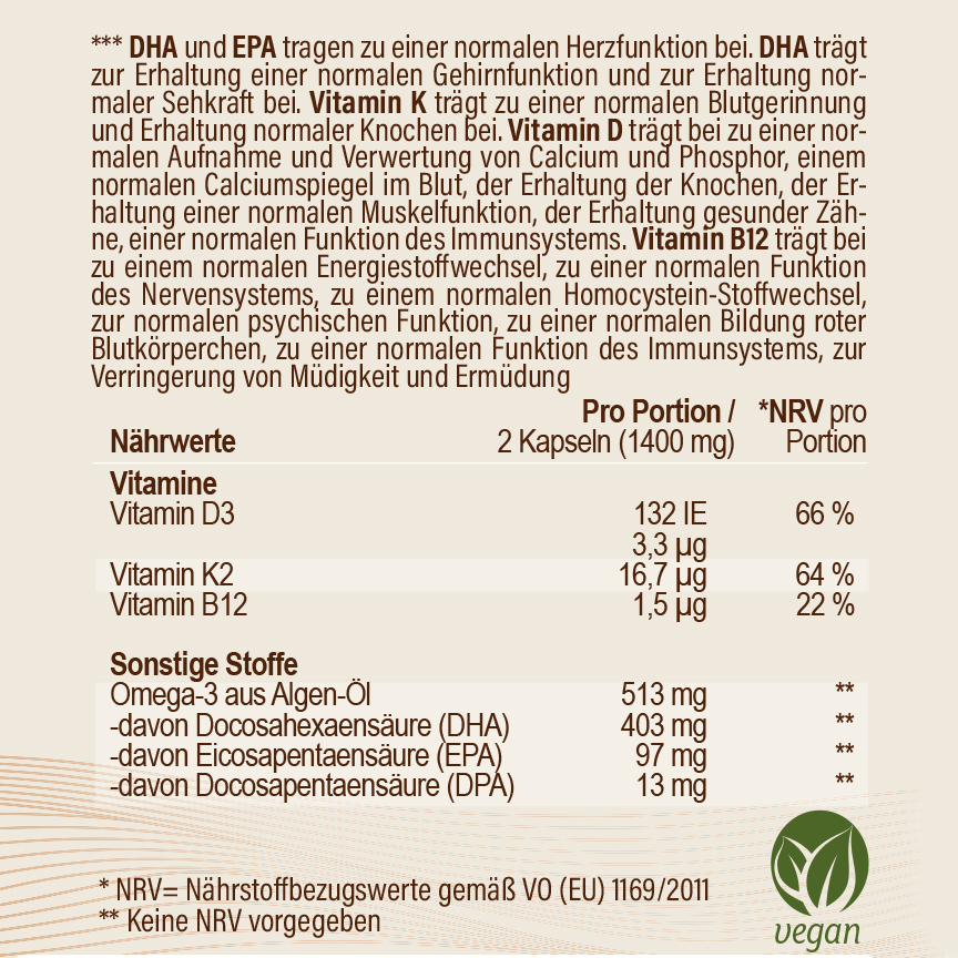 VEGAN OMEGA 3